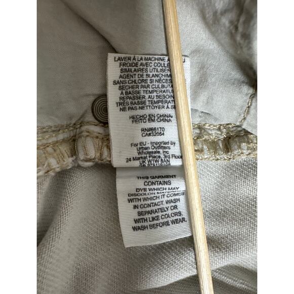 Free People Denim Jean Shorts Cut Offs Womens 30 Gray Raw Hem Festival Summer - Picture 8 of 8